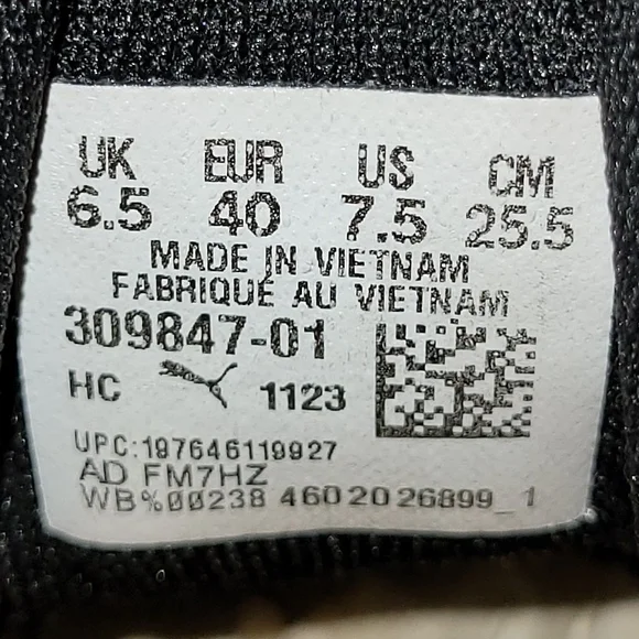 Puma Porche X  Yellow and Black Sneakers - Picture 5 of 7